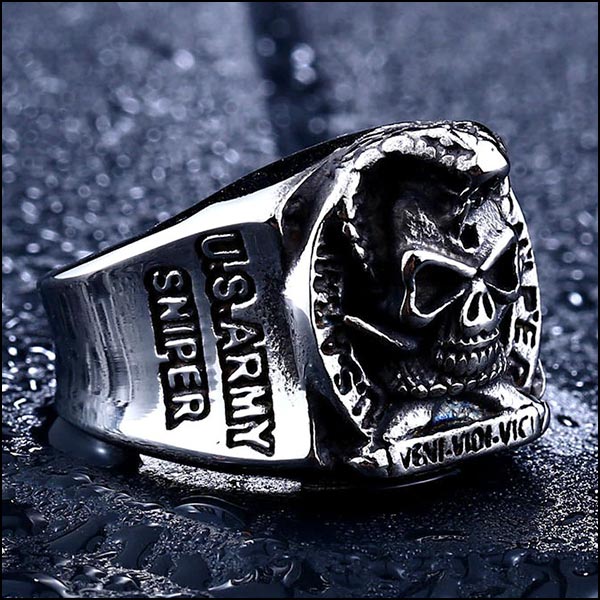 Bague Militaire<br> Sniper 2 Bague Militaire Sniper