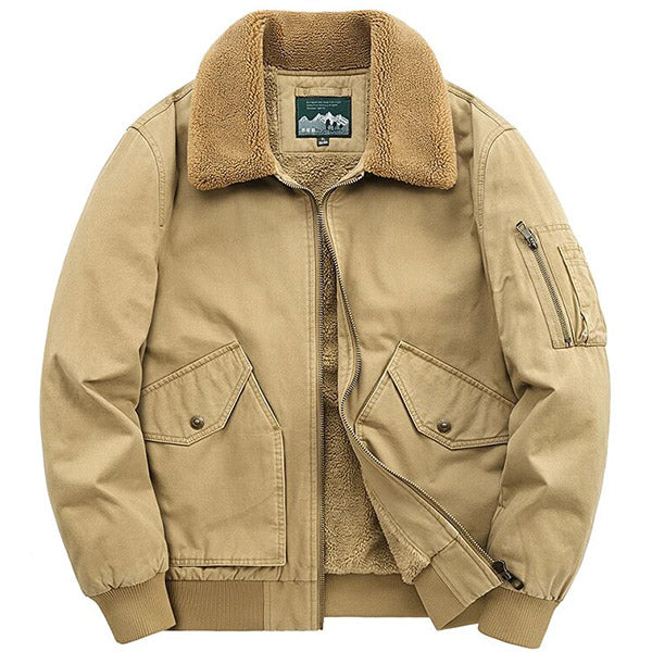 Blouson Aviateur Tissu Homme