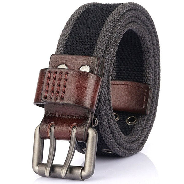 Ceinture Militaire Toile Bicolore