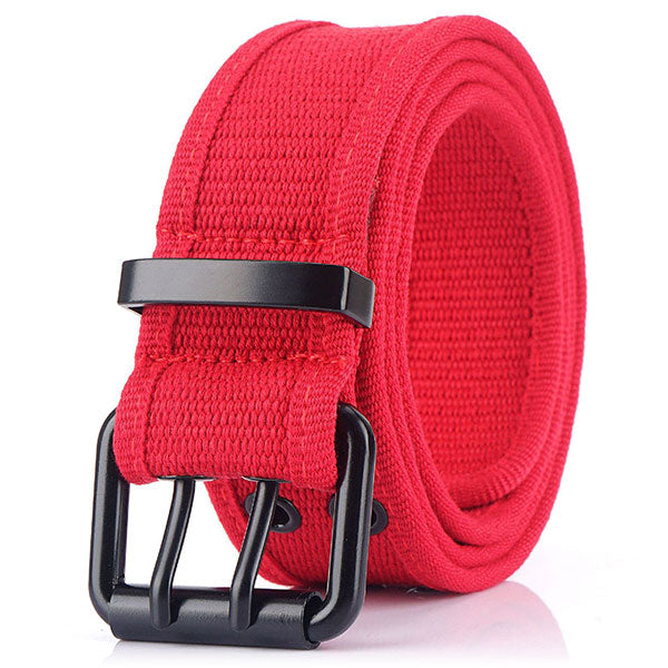 Ceinture Militaire Tissu Rouge