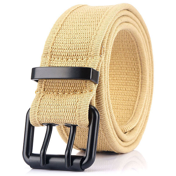 Ceinture Militaire Toile Kaki