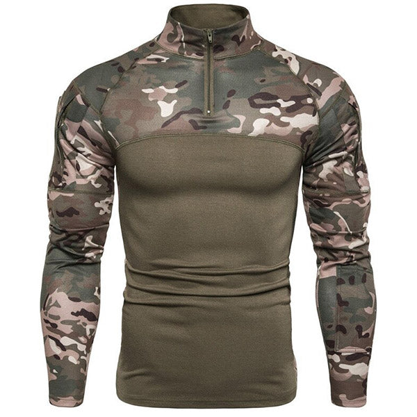 T-Shirt Militaire Sport à Manches Longues